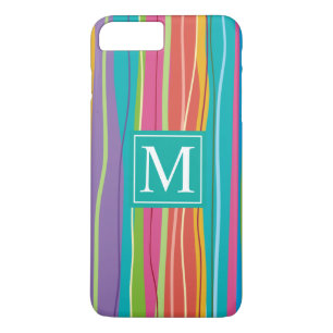 Sweet Colourful Abstract Monogram   Phone Case