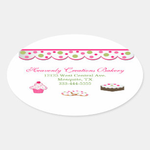 Sweet Colourful Bakery Stickers