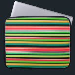 Sweet colourful stripes  laptop sleeve<br><div class="desc">Sweet colourful stripes</div>