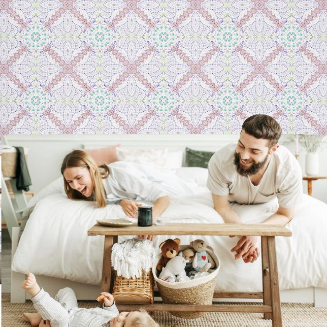 Sweet colours geometric pattern wallpaper (Creator Uploaded)