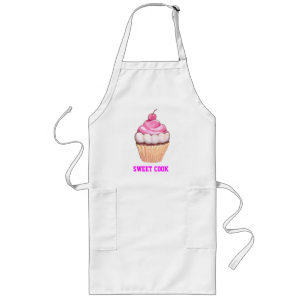 SWEET COOK CHEF'S CUPCAKE APRON - PINK SWEETS