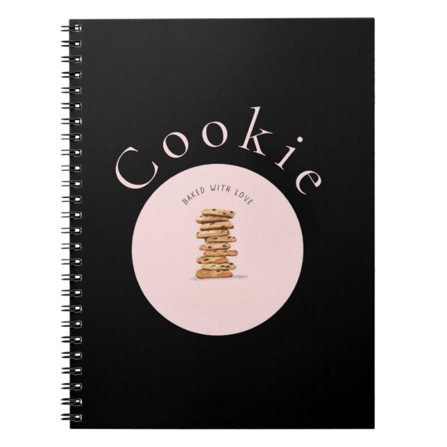 Sweet Cookie Baking Notebook for Homemade Treats  (Front)