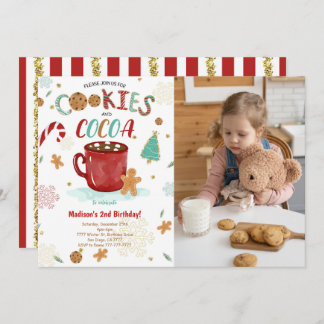 Sweet Cookie Birthday Photo Invitation