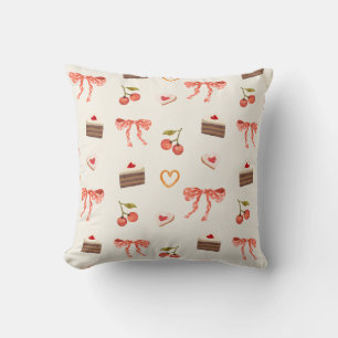 Sweet Coquette Pattern Feminine Design Cushion