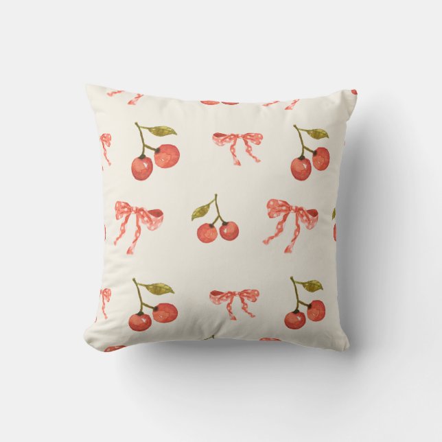 Sweet Coquette Pattern Feminine Design Cushion (Front)