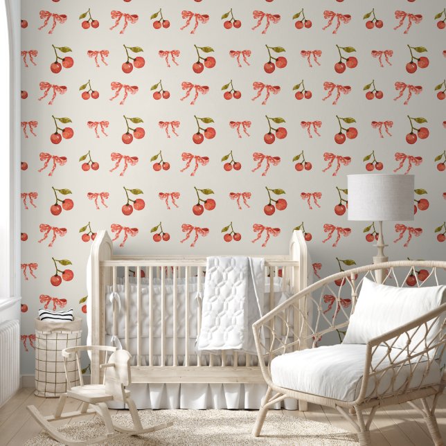 Sweet Coquette Pattern Feminine Design Wallpaper (Kids)