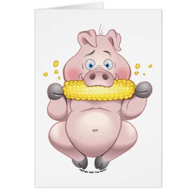 Sweet corn BBQ pink Piggy (Front)