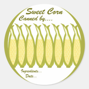 Sweet Corn Preserves Label