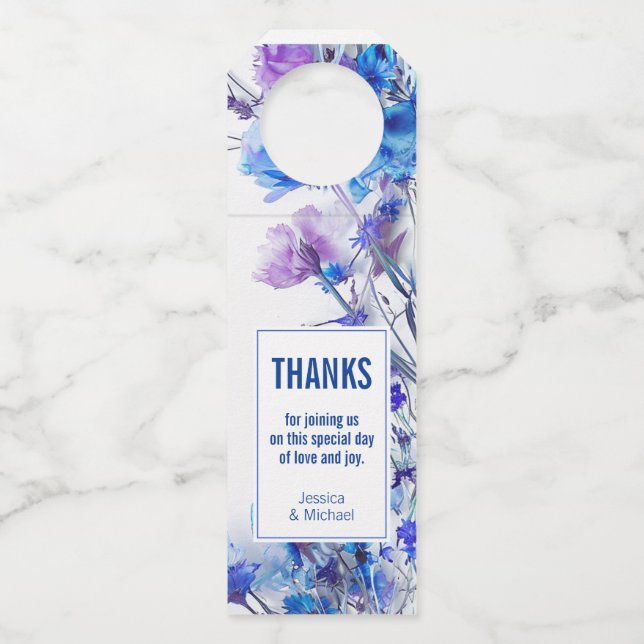 💍 Sweet Cornflower Dreams Bottle Tag (Front)