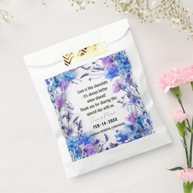 💍 Sweet Cornflower Dreams Favour Bags (Sealed)