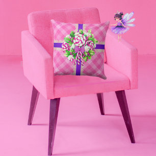 Sweet Cottage Pink and Purple Cushion