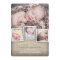 Sweet Country Burlap Baby Boy Birth Announcement