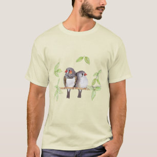 Sweet couple of zebra finches T-Shirt