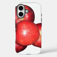 Sweet & Crisp Red Apples - Organic Fruit Print