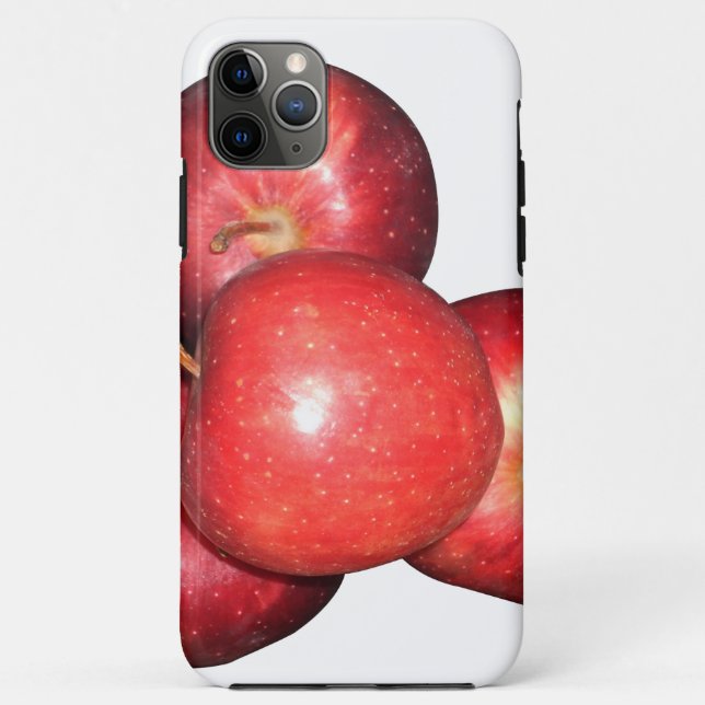 Sweet & Crisp Red Apples - Organic Fruit Print Case-Mate iPhone Case (Back)