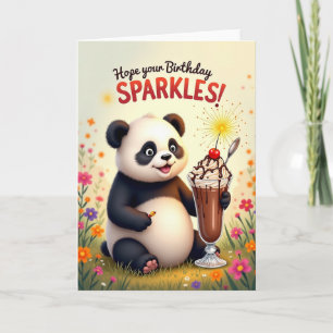 Sweet Cub Wildflower Card