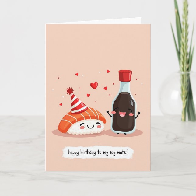 Sweet Culinary Birthday Card (Front)