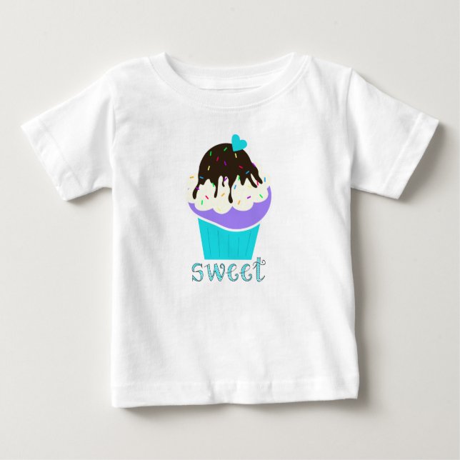 Sweet Cupcake Baby T-Shirt (Front)