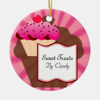 Sweet Cupcake Bakery Ceramic Tree Decoration