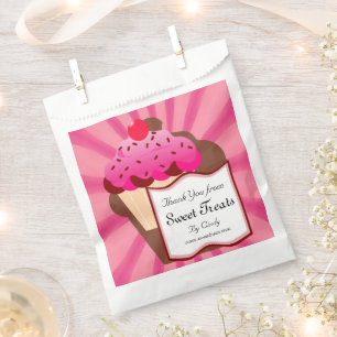 Sweet Cupcake Bakery Favour Bags