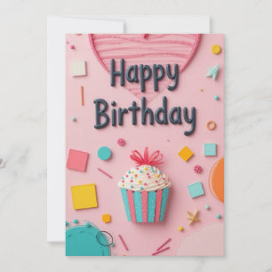 Sweet Cupcake Birthday Card