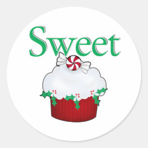 Sweet Cupcake Classic Round Sticker