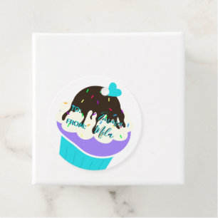 Sweet Cupcake Favour Tags