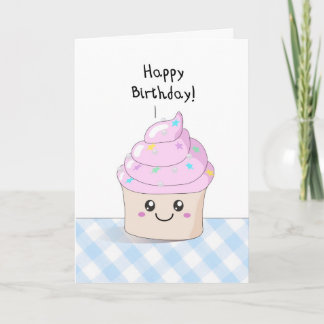 Sweet Cupcake - Happy Birthday card