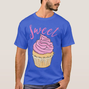 Sweet Cupcake I Love Baking Pink Frosting Baker Ch T-Shirt