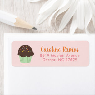 Sweet Cupcake Kids Return Address
