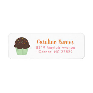 Sweet Cupcake Kids Return Address