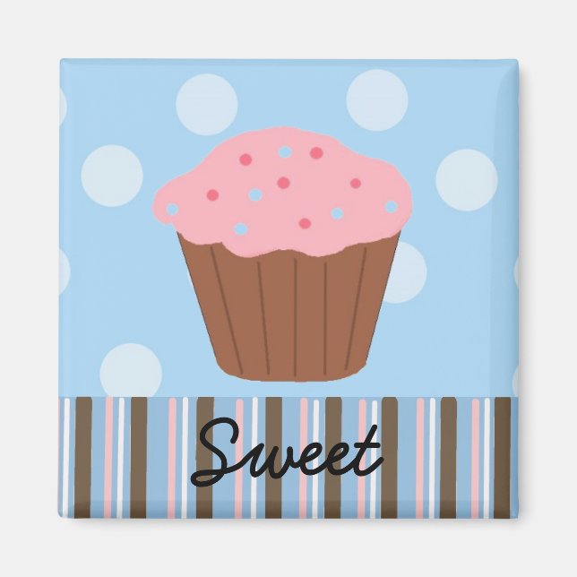 Sweet Cupcake Magnet (Front)