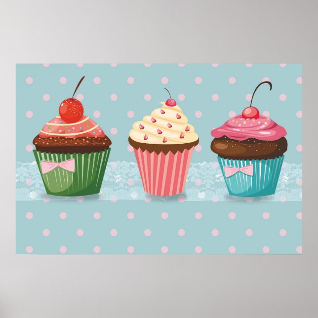 Sweet Cupcake Poster (Front)
