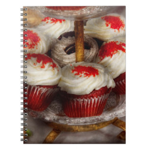 Sweet - Cupcake - Red velvet cupcakes Spiral Notebook