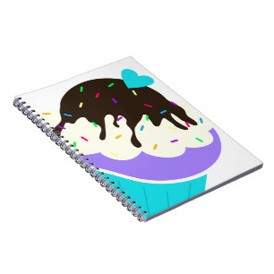 Sweet Cupcake Spiral Notebook