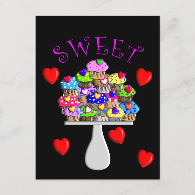 Sweet Cupcakes Gifts Postcard (Front)