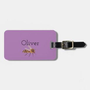 Sweet Cute Bee Luggage Tag