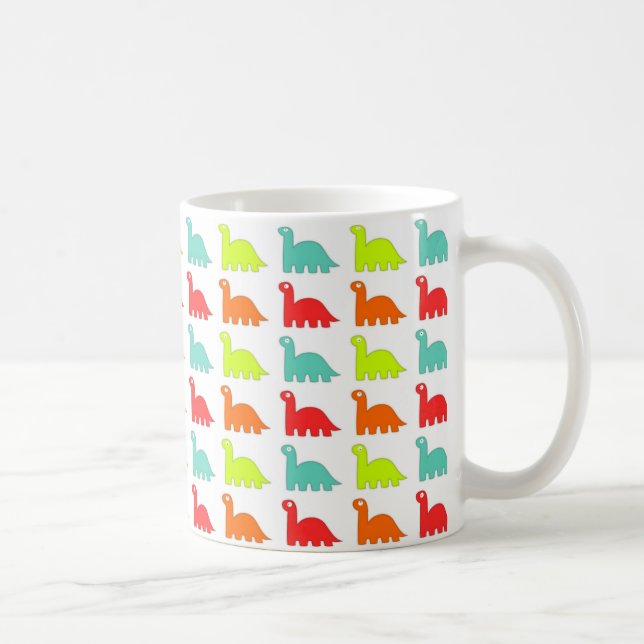 Sweet Cute colour Dinosaur Coffee Mug (Right)