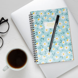 Sweet Daisies Pattern Personalized Planner