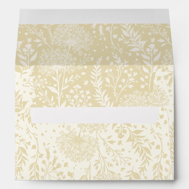 Sweet Dandelion Golden Wheat - Neutral Envelope (Back (Bottom))