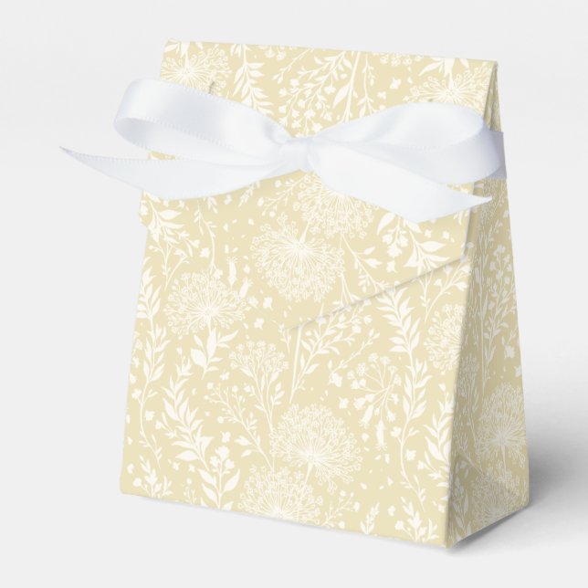 Sweet Dandelion Neutral - Golden Wheat Favour Box (Front Side)