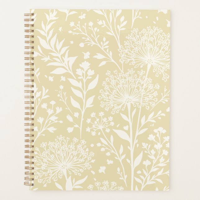 Sweet Dandelion Neutral - Golden Wheat Planner (Front)