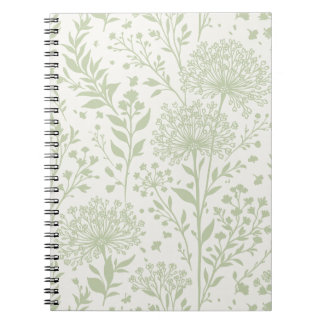 Sweet Dandelion Soft Olive - Neutral Notebook