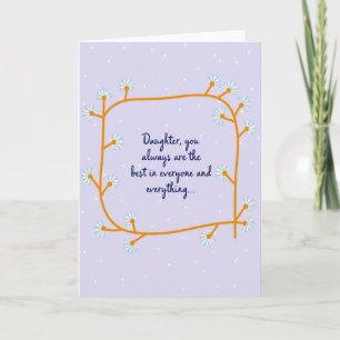 Sweet Daughters Day Message Card