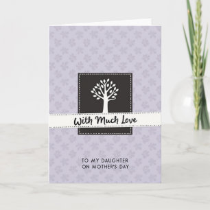 Sweet Daughters Day Tree Card