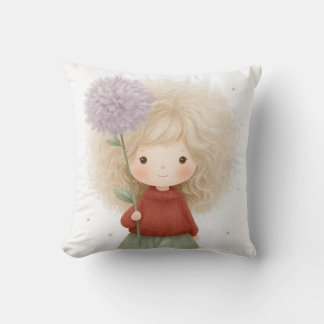 Sweet Daydream – Whimsical Girl Pillow