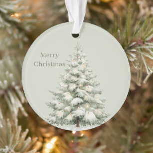 Sweet Deer Coat Bell Christmas Tree Lights Ornament