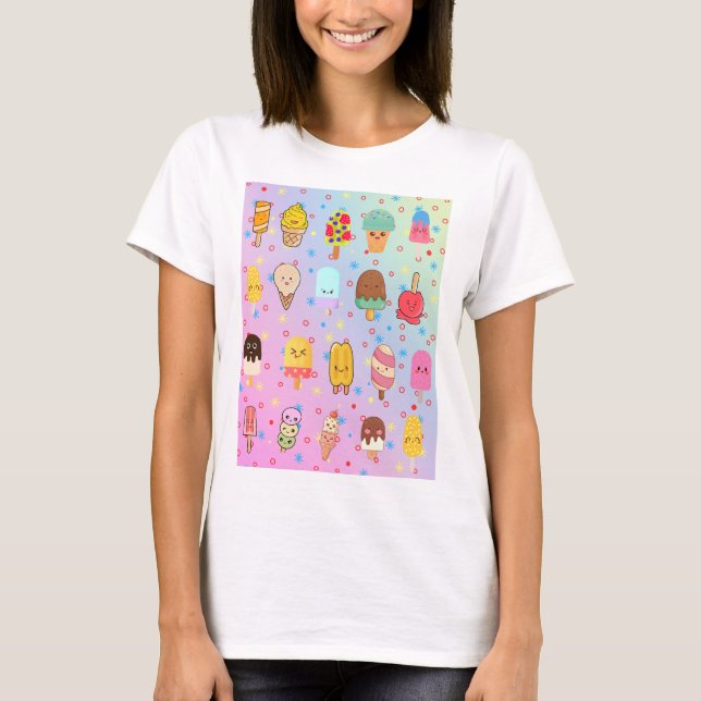 sweet desert editable T-Shirt (Front)