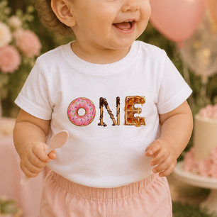 Sweet Dessert One Baby First Birthday T-Shirt