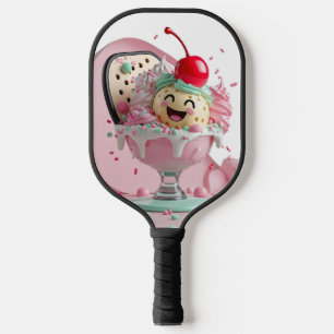 Sweet Dessert Pickleball – Cute Ice Cream Sundae P Paddle